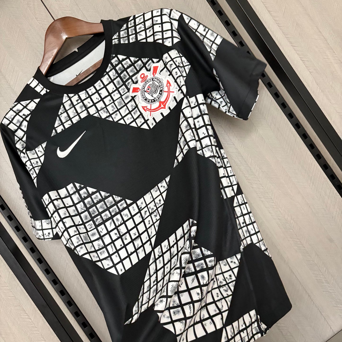 Camisa Corinthians Black and White - 2025/26