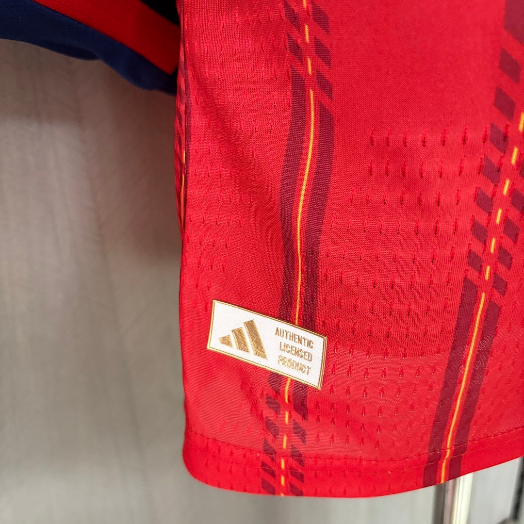 Camisa Espanha 1 - Modelo Jogador Manga Longa - 2026/27