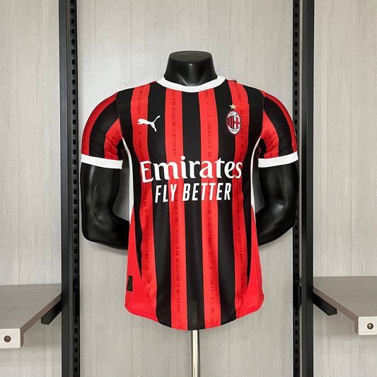 Camisa Milan 1 - Modelo Jogador - 2024/25