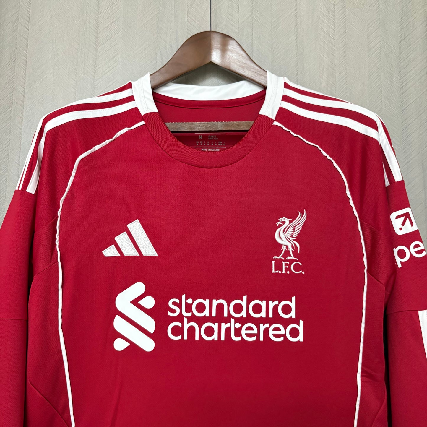 Camisa Liverpool 1 - Manga Longa - 2025/26