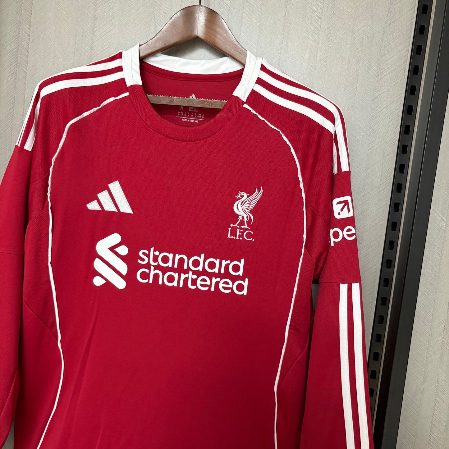 Camisa Liverpool 1 - Manga Longa - 2025/26