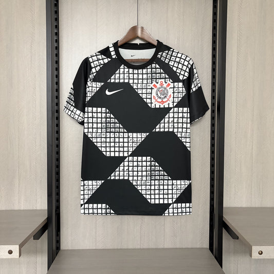 Camisa Corinthians Black and White - 2025/26