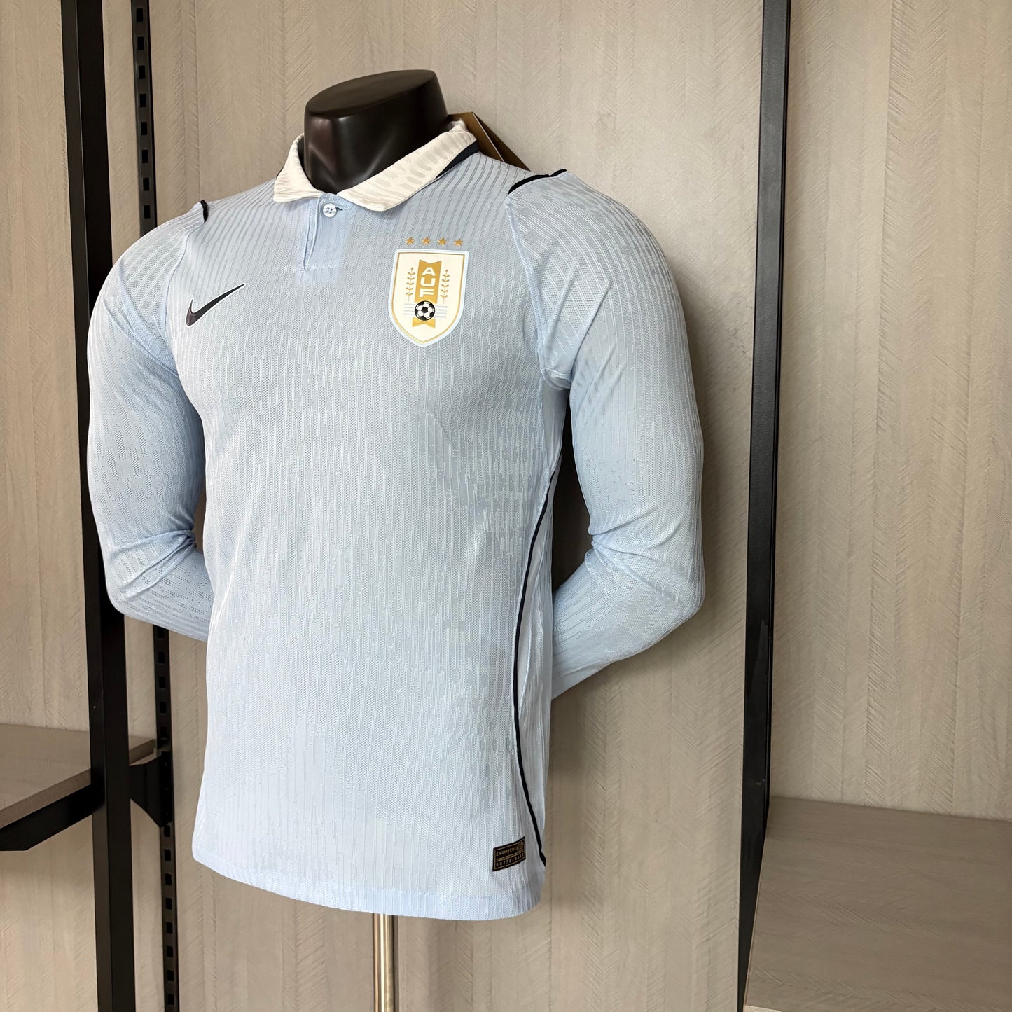 Camisa Uruguai 1 - Modelo Jogador Manga Longa - 2026/27