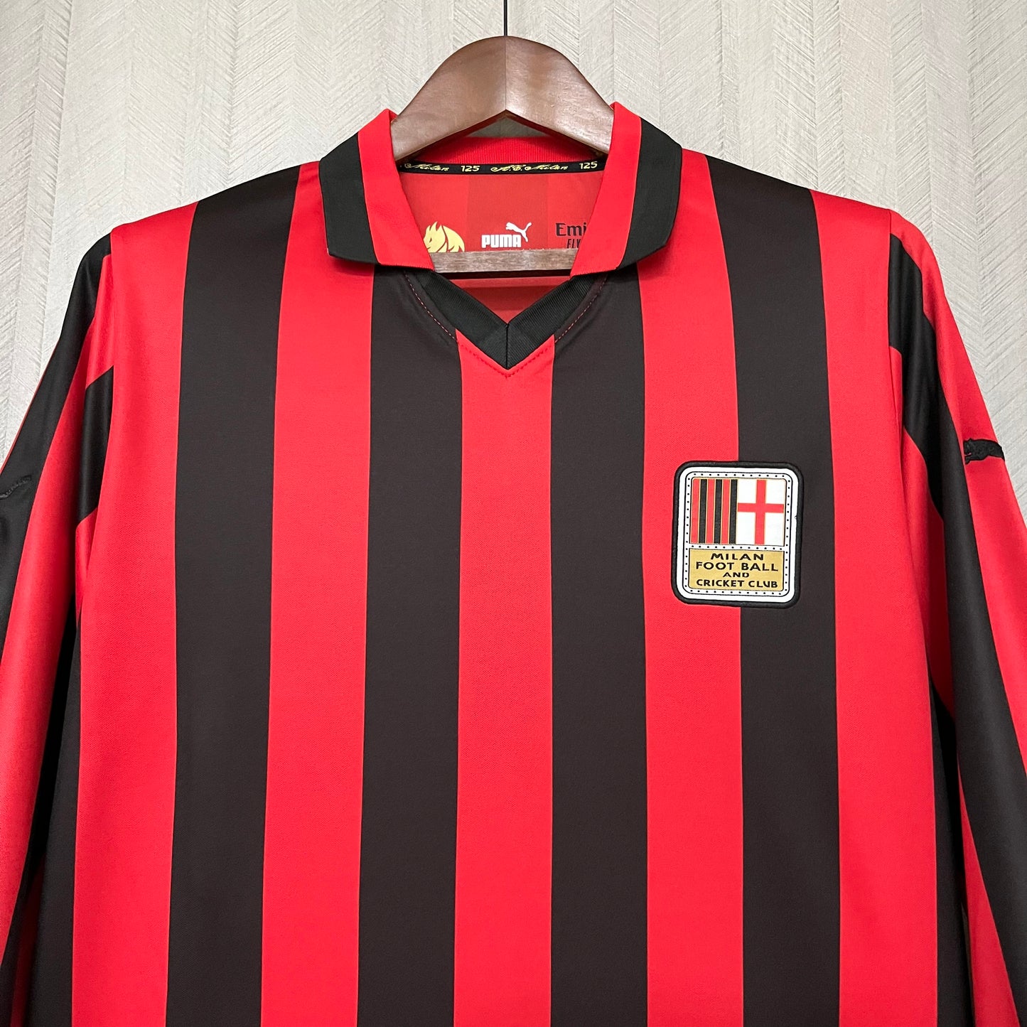 Camisa Milan - Especial 125 anos - Manga Longa