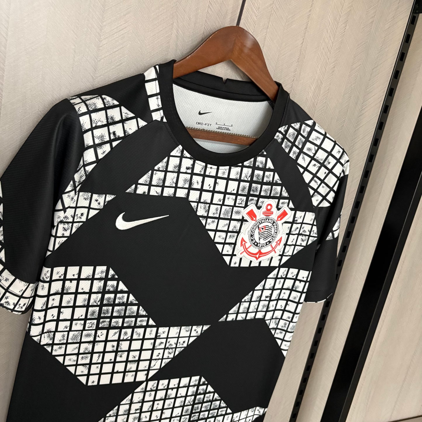 Camisa Corinthians Black and White - 2025/26