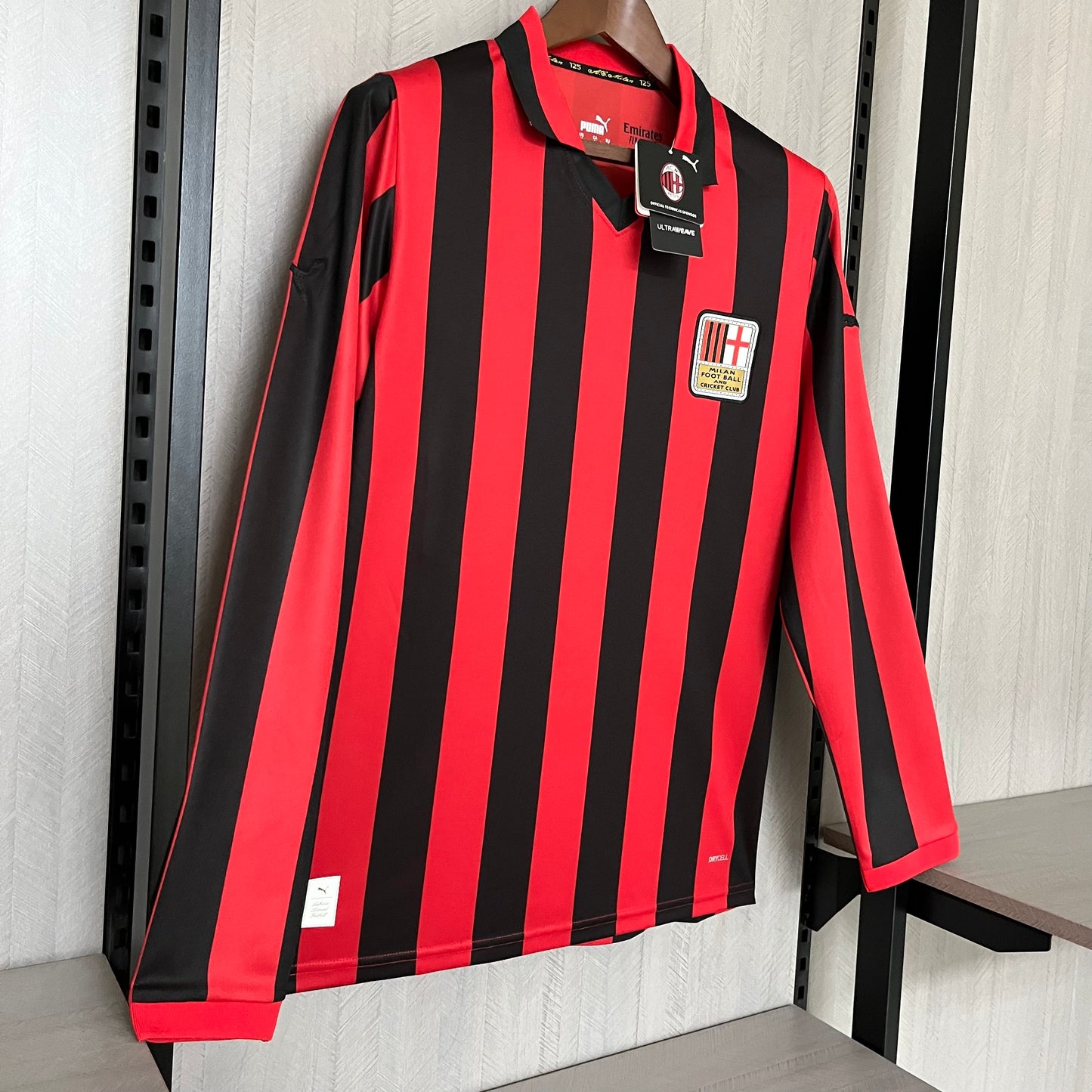 Camisa Milan - Especial 125 anos - Manga Longa