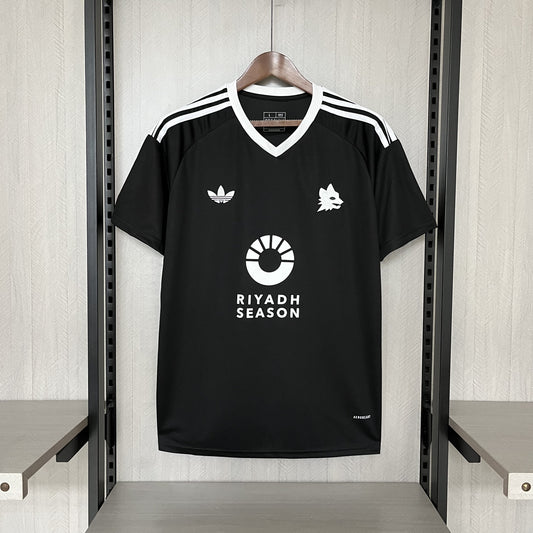 Camisa Roma - Black - 2024/25